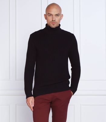 Sweter męski casualowy Joop! Jeans ze sklepu: Gomez Fashion Store w kategorii: Swetry męskie - zdjęcie 874714-BD9-10338_JJ225M000013405