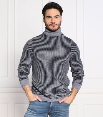 Joop! Jeans - Sweter męski na zimę ze sklepu: Gomez Fashion Store w kategorii: Swetry męskie - zdjęcie 874714-BD9-10338_JJ225M000020405