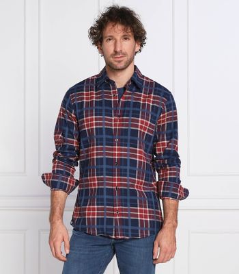 Koszula męska z klasycznym kołnierzykiem Joop! Jeans ze sklepu: Gomez Fashion Store w kategorii: Koszule męskie - zdjęcie 874714-BD9-10338_JJ225M000055420