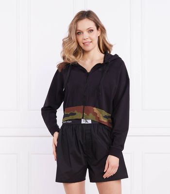 Moschino Underwear - Bluza damska bez wzorów ze sklepu: Gomez Fashion Store w kategorii: Bluzy damskie - zdjęcie 874714-BD9-10338_MU225W000004555