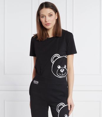 Bluzka damska sportowa Moschino Underwear ze sklepu: Gomez Fashion Store w kategorii: Bluzki damskie - zdjęcie 874714-BD9-10338_MU225W000005555