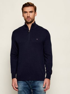 Sweter męski casualowy Tommy Hilfiger ze sklepu: Gomez Fashion Store w kategorii: Swetry męskie - zdjęcie 874714-BD9-10338_TH225M000209F23