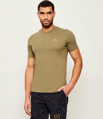 T-shirt męski Aeronautica Militare ze sklepu: Gomez Fashion Store w kategorii: T-shirty męskie - zdjęcie 874714-BD9-10338_AM225M000001021