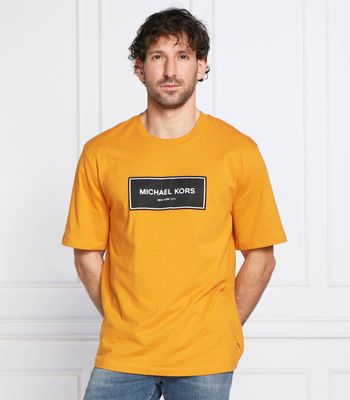 T-shirt męski elegancki Michael Kors ze sklepu: Gomez Fashion Store w kategorii: T-shirty męskie - zdjęcie 874714-BD9-10338_MK225M000026794