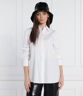 Koszula damska elegancka na wiosnę Karl Lagerfeld ze sklepu: Gomez Fashion Store w kategorii: Koszule damskie - zdjęcie 874714-BD9-10338_KL225W000161100
