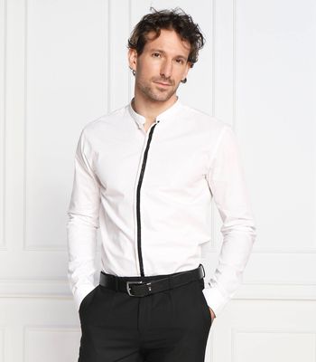 HUGO - Koszula męska elegancka ze sklepu: Gomez Fashion Store w kategorii: Koszule męskie - zdjęcie 874714-BD9-10338_BU231M000082199