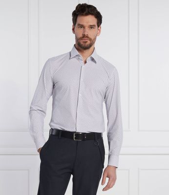 Koszula męska na wiosnę HUGO ze sklepu: Gomez Fashion Store w kategorii: Koszule męskie - zdjęcie 874714-BD9-10338_BU231M000083198