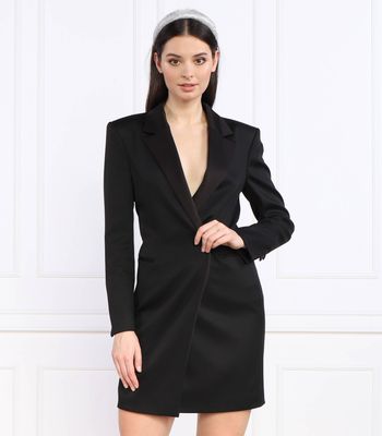 BOSS BLACK - Sukienka jesienna casual ze sklepu: Gomez Fashion Store w kategorii: Sukienki - zdjęcie 874714-BD9-10338_BB231W000048001