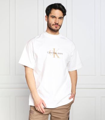 T-shirt męski Calvin Klein Jeans ze sklepu: Gomez Fashion Store w kategorii: T-shirty męskie - zdjęcie 874714-BD9-10338_CJ231M000066210