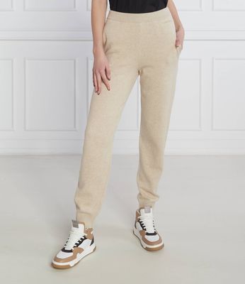 Spodnie damskie klasyczne Calvin Klein ze sklepu: Gomez Fashion Store w kategorii: Spodnie damskie - zdjęcie 874714-BD9-10338_CK231W000072344