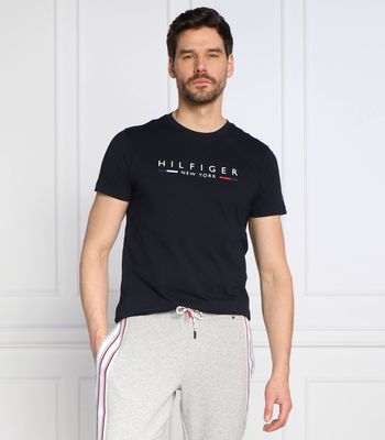 T-shirt męski casual Tommy Hilfiger ze sklepu: Gomez Fashion Store w kategorii: T-shirty męskie - zdjęcie 874714-BD9-10338_TH231M000070F23
