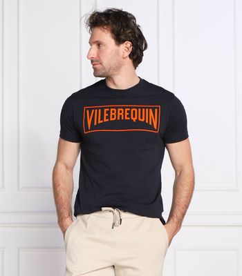 T-shirt męski na wiosnę klasyczny Vilebrequin ze sklepu: Gomez Fashion Store w kategorii: T-shirty męskie - zdjęcie 874714-BD9-10338_VI231M000019390