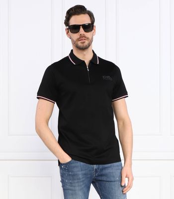T-shirt męski bez wzorów Karl Lagerfeld ze sklepu: Gomez Fashion Store w kategorii: T-shirty męskie - zdjęcie 874714-BD9-10338_KL231M000051764