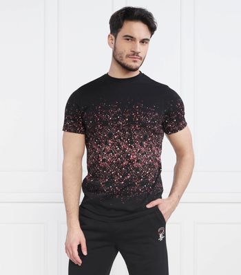 Karl Lagerfeld - T-shirt męski casual ze sklepu: Gomez Fashion Store w kategorii: T-shirty męskie - zdjęcie 874714-BD9-10338_KL231M000065765