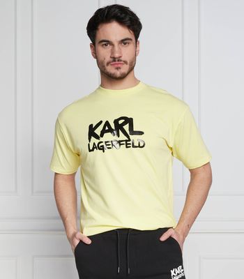T-shirt męski w sportowym stylu Karl Lagerfeld ze sklepu: Gomez Fashion Store w kategorii: T-shirty męskie - zdjęcie 874714-BD9-10338_KL231M000070110