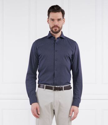 Koszula męska na wiosnę casual Joop! ze sklepu: Gomez Fashion Store w kategorii: Koszule męskie - zdjęcie 874714-BD9-10338_JO231M000026404