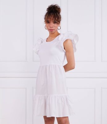Liu Jo - Sukienka wiosenna ze sklepu: Gomez Fashion Store w kategorii: Sukienki - zdjęcie 874714-BD9-10338_LJ232W000036001