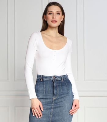 Bluzka damska casual Guess ze sklepu: Gomez Fashion Store w kategorii: Bluzki damskie - zdjęcie 874714-BD9-10338_GJ231W000018F11