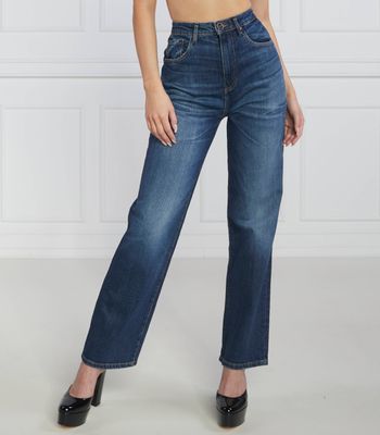 Guess - Jeansy damskie w miejskim stylu ze sklepu: Gomez Fashion Store w kategorii: Jeansy damskie - zdjęcie 874714-BD9-10338_GJ231W000024M38
