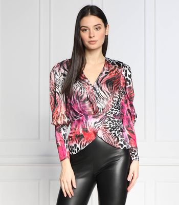 Bluzka damska w stylu młodzieżowym Guess ze sklepu: Gomez Fashion Store w kategorii: Bluzki damskie - zdjęcie 874714-BD9-10338_GJ231W000095M48