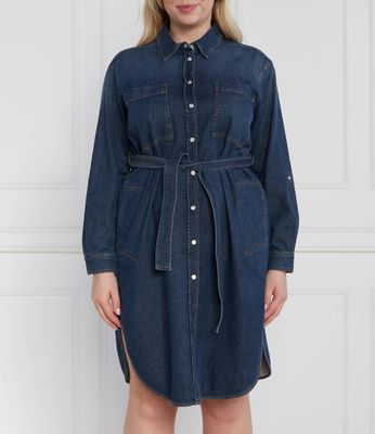 Sukienka na jesień casual Persona by Marina Rinaldi ze sklepu: Gomez Fashion Store w kategorii: Sukienki - zdjęcie 874714-BD9-10338_SO231W000014059