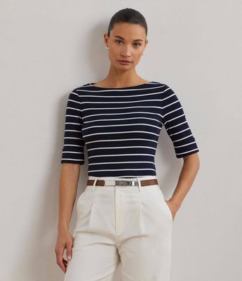 Bluzka damska na wiosnę LAUREN RALPH LAUREN ze sklepu: Gomez Fashion Store w kategorii: Bluzki damskie - zdjęcie 874714-BD9-10338_RL231W000018LT5