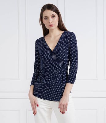 Bluzka damska jesienna casualowa LAUREN RALPH LAUREN ze sklepu: Gomez Fashion Store w kategorii: Bluzki damskie - zdjęcie 874714-BD9-10338_RL231W000036H18