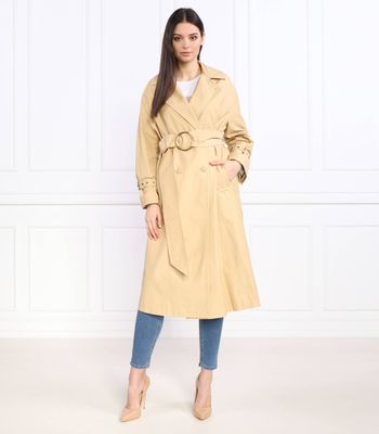 Płaszcz damski jesienny Twinset ze sklepu: Gomez Fashion Store w kategorii: Płaszcze damskie - zdjęcie 874714-BD9-10338_TS231W000026625