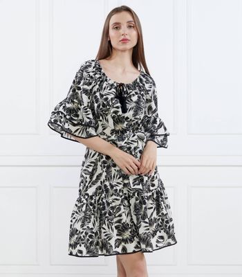Twinset U&B - Sukienka na wiosnę ze sklepu: Gomez Fashion Store w kategorii: Sukienki - zdjęcie 874714-BD9-10338_TB232W000013079