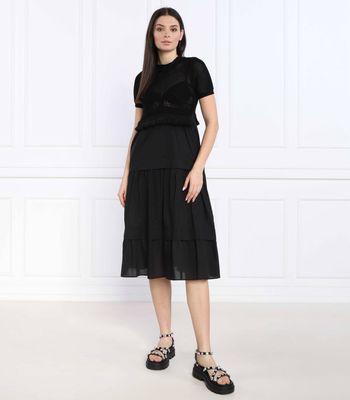Twinset - Sukienka elegancka na wiosnę ze sklepu: Gomez Fashion Store w kategorii: Sukienki - zdjęcie 874714-BD9-10338_TS232W000031842