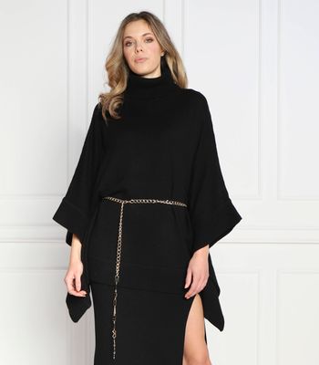 Ponczo na jesień Michael Kors ze sklepu: Gomez Fashion Store w kategorii: Poncza - zdjęcie 874714-BD9-10338_MK231W000079001