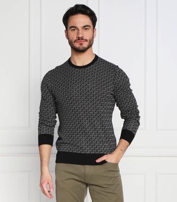 Sweter męski elegancki Michael Kors ze sklepu: Gomez Fashion Store w kategorii: Swetry męskie - zdjęcie 874714-BD9-10338_MK231M000013001