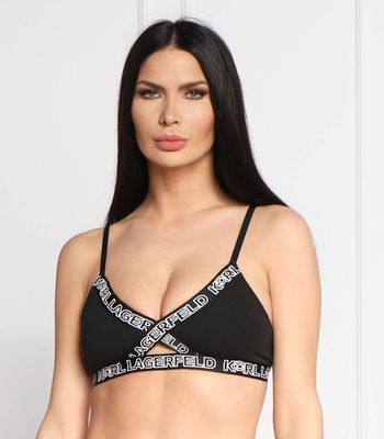 Biustonosz elegancki Karl Lagerfeld ze sklepu: Gomez Fashion Store w kategorii: Biustonosze - zdjęcie 874714-BD9-10338_KL231W000011666