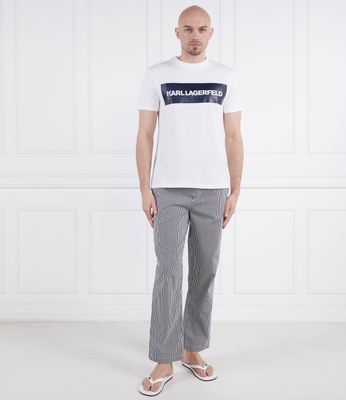 Piżama męska elegancki Karl Lagerfeld ze sklepu: Gomez Fashion Store w kategorii: Piżamy męskie - zdjęcie 874714-BD9-10338_KL231M000076260