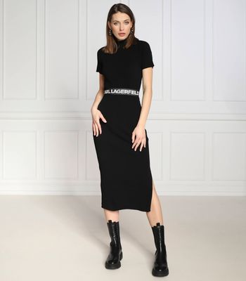 Sukienka casual na wiosnę Karl Lagerfeld ze sklepu: Gomez Fashion Store w kategorii: Sukienki - zdjęcie 874714-BD9-10338_KL231W000187666