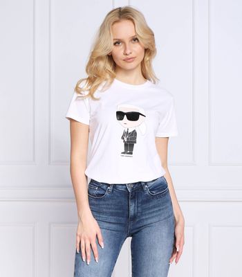 Karl Lagerfeld - Bluzka damska młodzieżowa ze sklepu: Gomez Fashion Store w kategorii: Bluzki damskie - zdjęcie 874714-BD9-10338_KL231W000190100