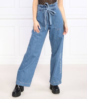Karl Lagerfeld - Jeansy damskie na wiosnę ze sklepu: Gomez Fashion Store w kategorii: Jeansy damskie - zdjęcie 874714-BD9-10338_KL231W000205294