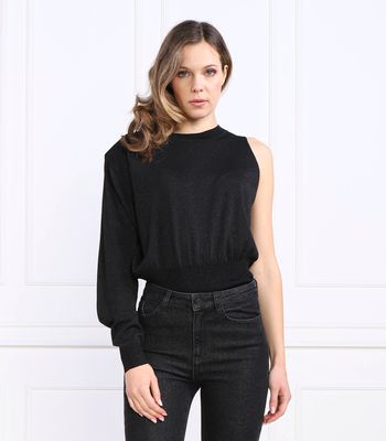 Sweter damski Karl Lagerfeld ze sklepu: Gomez Fashion Store w kategorii: Swetry damskie - zdjęcie 874714-BD9-10338_KL231W000226666