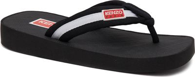 Klapki damskie młodzieżowe wiosenne Kenzo ze sklepu: Gomez Fashion Store w kategorii: Klapki damskie - zdjęcie 874714-BD9-10338_KE232W000013099