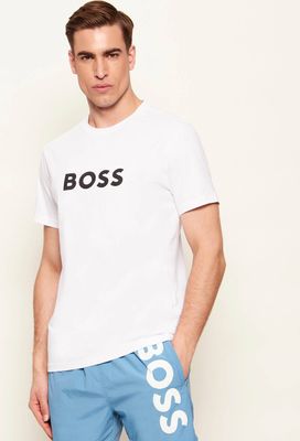 BOSS BLACK - T-shirt męski sportowy ze sklepu: Gomez Fashion Store w kategorii: T-shirty męskie - zdjęcie 874714-BD9-10338_BW232M000093100