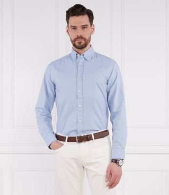 Koszula męska na wiosnę BOSS ORANGE ze sklepu: Gomez Fashion Store w kategorii: Koszule męskie - zdjęcie 874714-BD9-10338_BO232M000019460