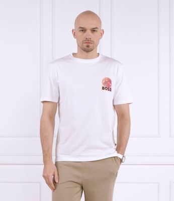 T-shirt męski casualowy BOSS ORANGE ze sklepu: Gomez Fashion Store w kategorii: T-shirty męskie - zdjęcie 874714-BD9-10338_BO232M000079100