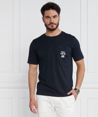 BOSS ORANGE - T-shirt męski klasyczny ze sklepu: Gomez Fashion Store w kategorii: T-shirty męskie - zdjęcie 874714-BD9-10338_BO232M000082404