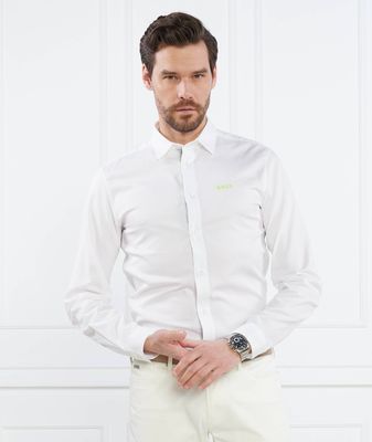Koszula męska na wiosnę BOSS GREEN ze sklepu: Gomez Fashion Store w kategorii: Koszule męskie - zdjęcie 874714-BD9-10338_BG232M000012100