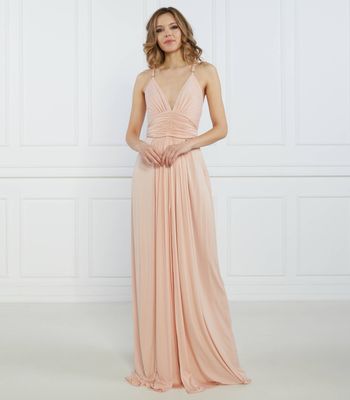 Sukienka na lato Elisabetta Franchi ze sklepu: Gomez Fashion Store w kategorii: Sukienki - zdjęcie 874714-BD9-10338_EF232W000009148