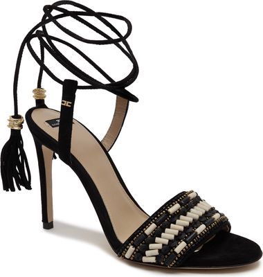 Sandały damskie na wiosnę casual Elisabetta Franchi ze sklepu: Gomez Fashion Store w kategorii: Sandały damskie - zdjęcie 874714-BD9-10338_EF232W000061585
