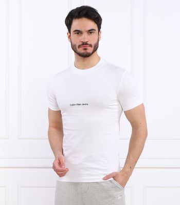 Calvin Klein Jeans - T-shirt męski ze sklepu: Gomez Fashion Store w kategorii: T-shirty męskie - zdjęcie 874714-BD9-10338_CJ232M000068210