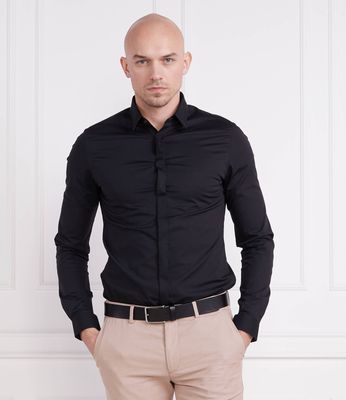 Koszula męska na jesień wiosenna Calvin Klein ze sklepu: Gomez Fashion Store w kategorii: Koszule męskie - zdjęcie 874714-BD9-10338_CK232M000027A63