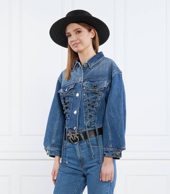 Kurtka damska casualowa Pinko ze sklepu: Gomez Fashion Store w kategorii: Kurtki damskie - zdjęcie 874714-BD9-10338_PI231W000056321