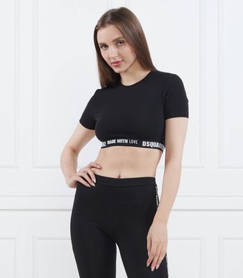 Bluzka damska Dsquared2 ze sklepu: Gomez Fashion Store w kategorii: Bluzki damskie - zdjęcie 874714-BD9-10338_DB232W000004031